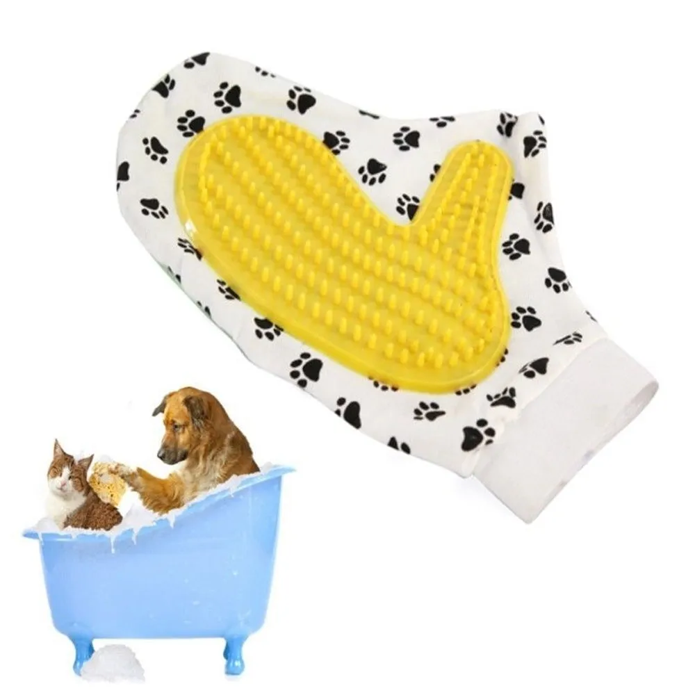 Pet Grooming Glove Brush for Dogs - Effortless Grooming & Shedding Control