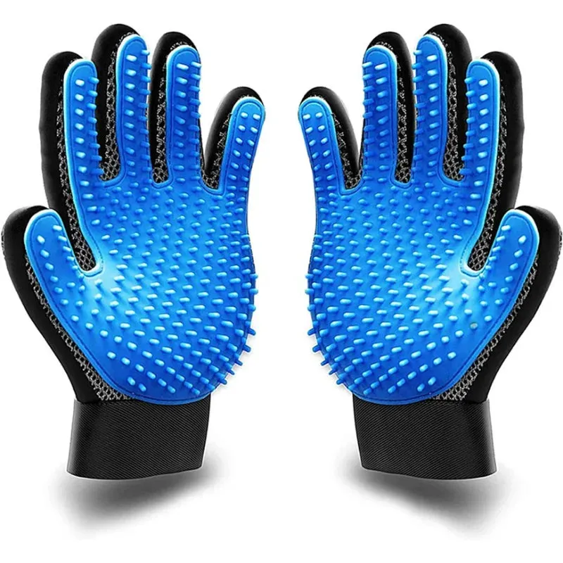 Pet Grooming Kit – 2-Sided Brush and Cleaning Glove for Dogs and Cats