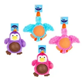 Plush Animal with Squeaky Ball Dog Toy