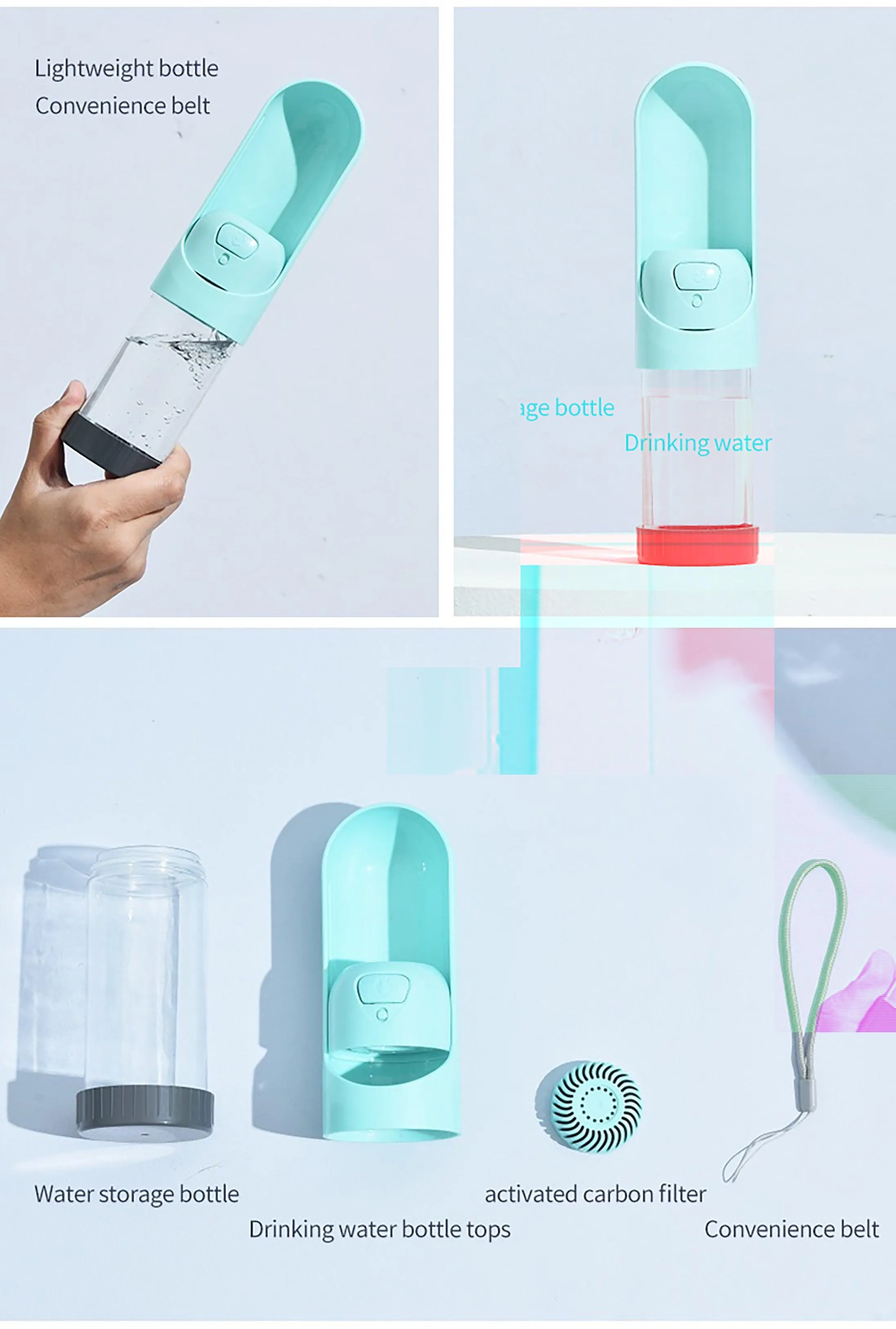 Portable Water Bottle for Pets