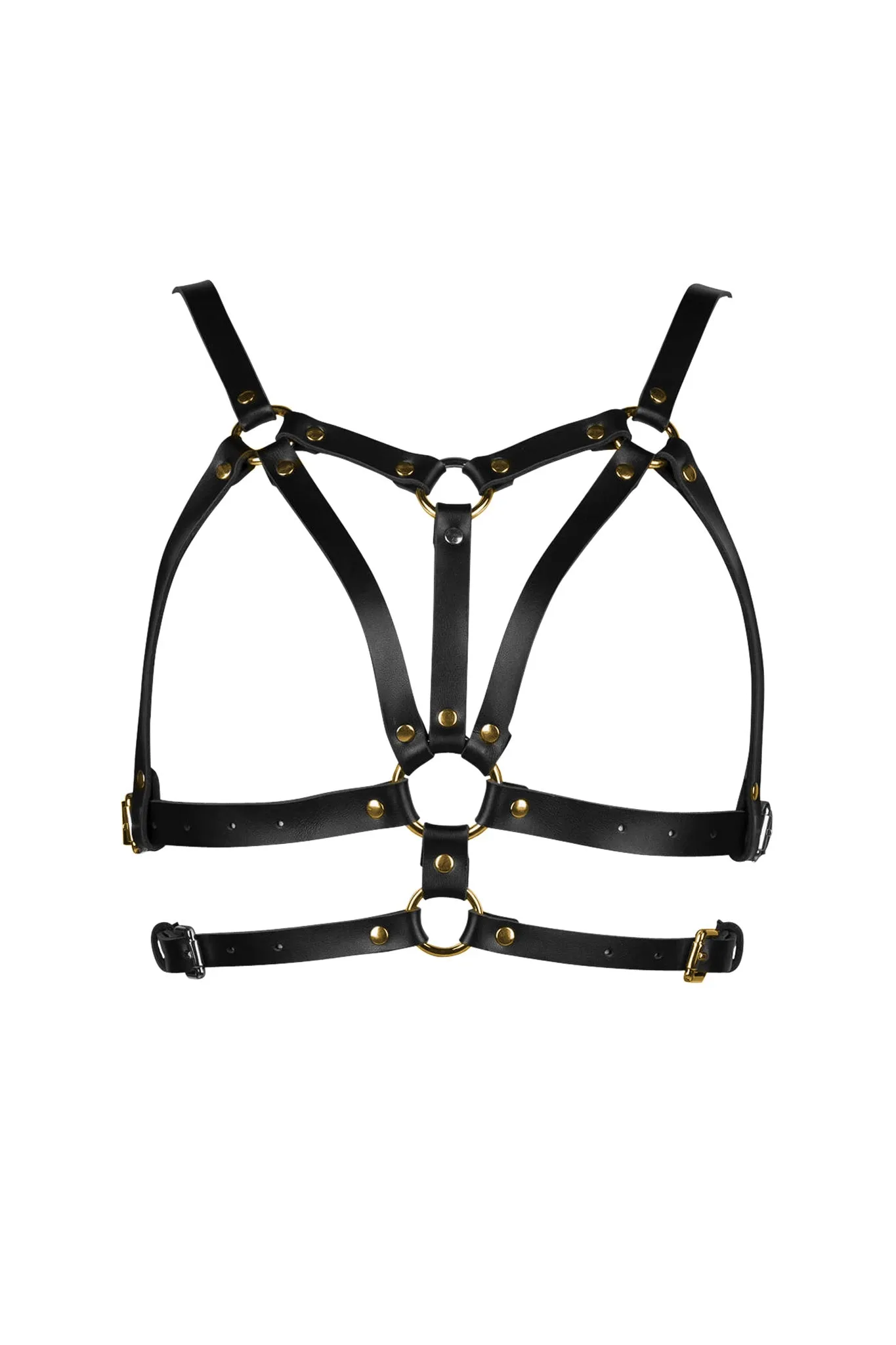 Powerless Rose Gold Harness Bra