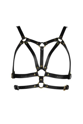 Powerless Rose Gold Harness Bra