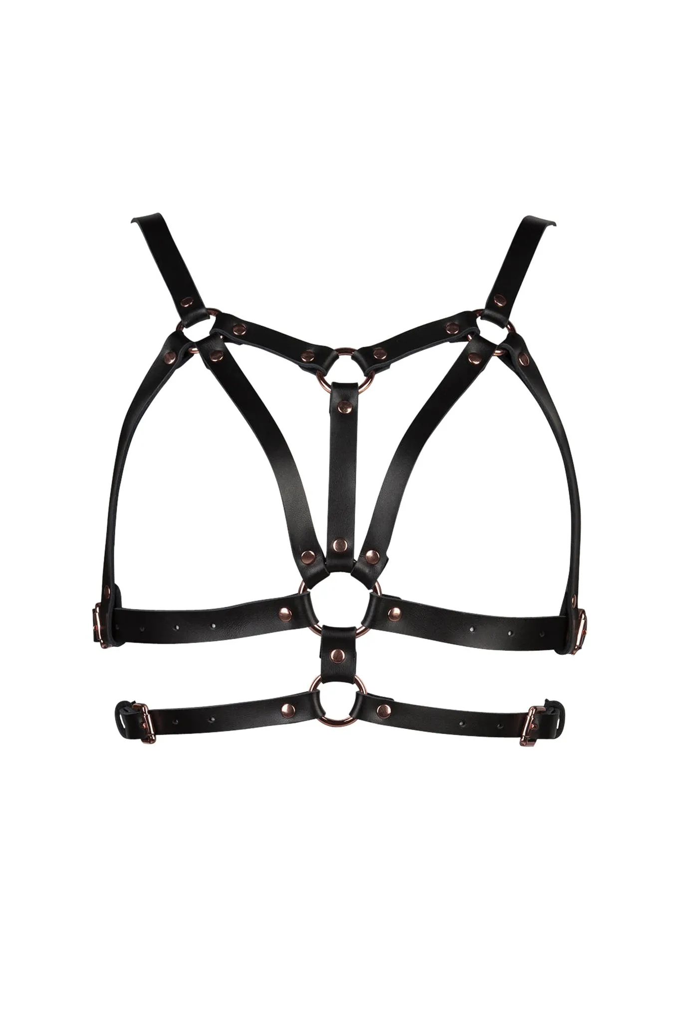 Powerless Rose Gold Harness Bra