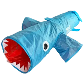 R2P Pet Mad Cat Jumpin' Jaws Shark Tunnel 38" Cat Toy