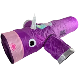 R2P Pet Mad Cat Magical Mewnicorn Unicorn Tunnel 38" Cat Toy