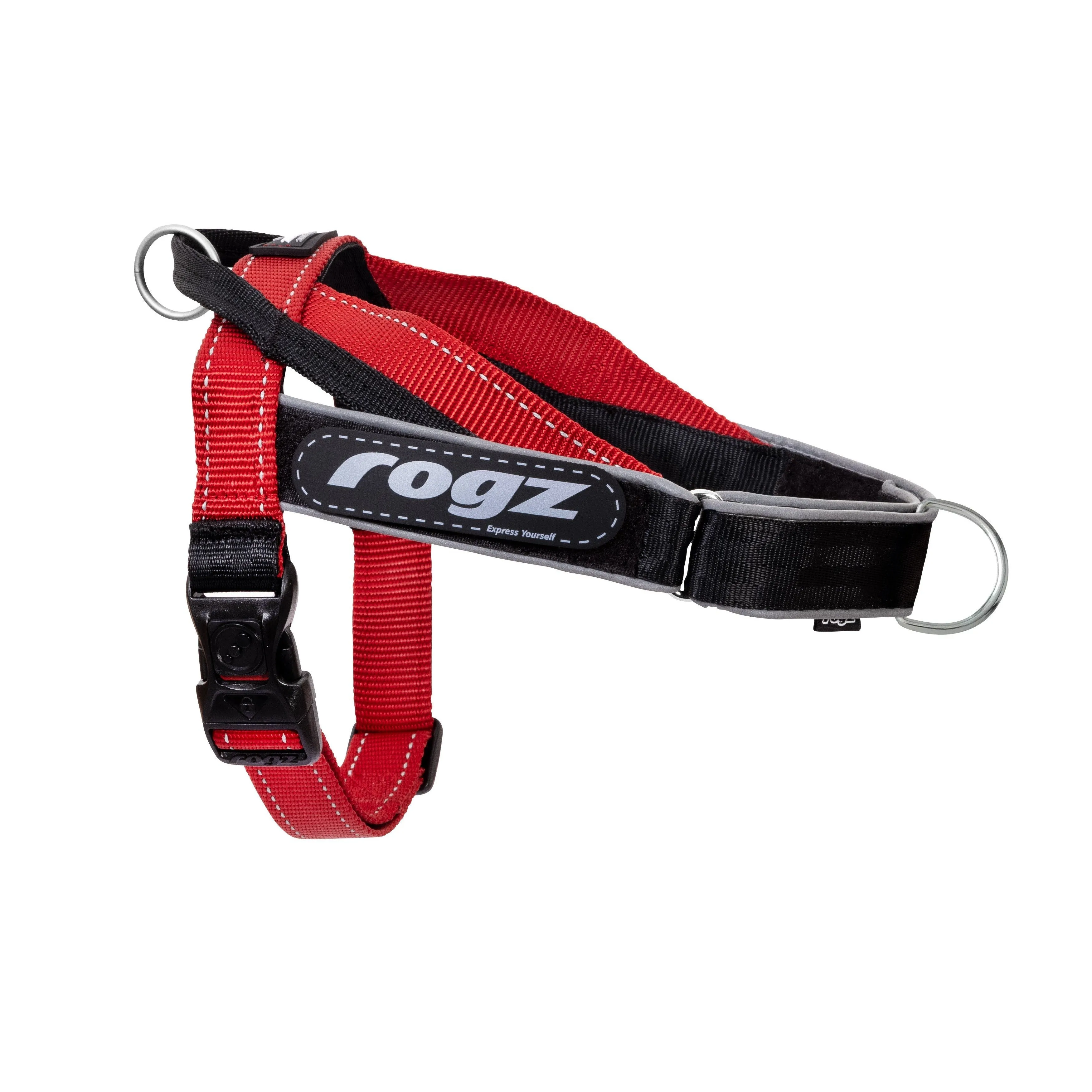 Rogz Utility LetzGo Personalised Harness Red Med/Lge=^._.^=