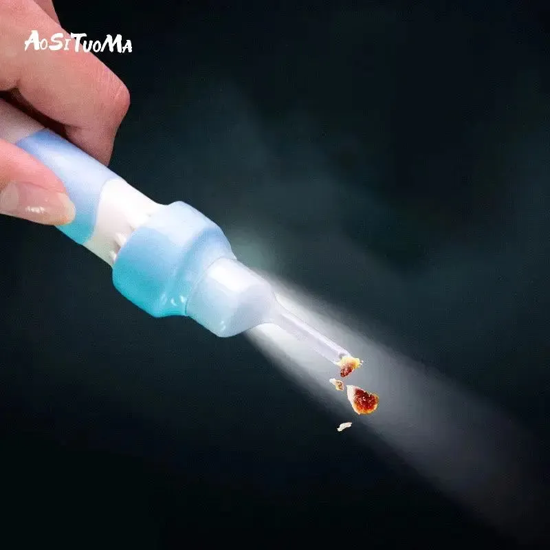 Safety Electric Cordless Vacuum Ear Cleaner Wax Remover Painless Cleaning Tool