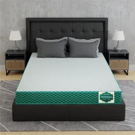SleepyHug AirCell Ortho Dual Comfort Plus Orthopedic Mattress with Reversible Hard & Soft Foam 4 inch Mattress AirCell Tech, Ideal for Single Bed, Back Pain Relief, Tape-Edge Cover, (72x36x4)