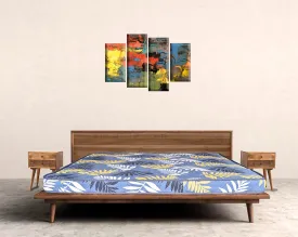 SPINEHEAL MATTRESS Orthofit 4 inch Dual Comfort Double Bed Size Mattress, High Density Foam - Medium & Firm (72 x 42 x 4 Inches)