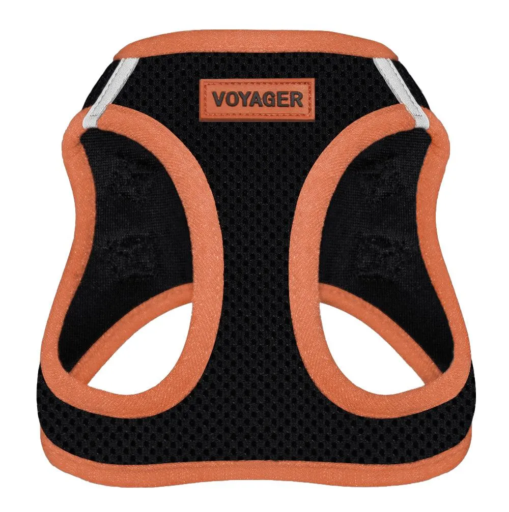 Step-In Air Pet Harness Black with Color Trim