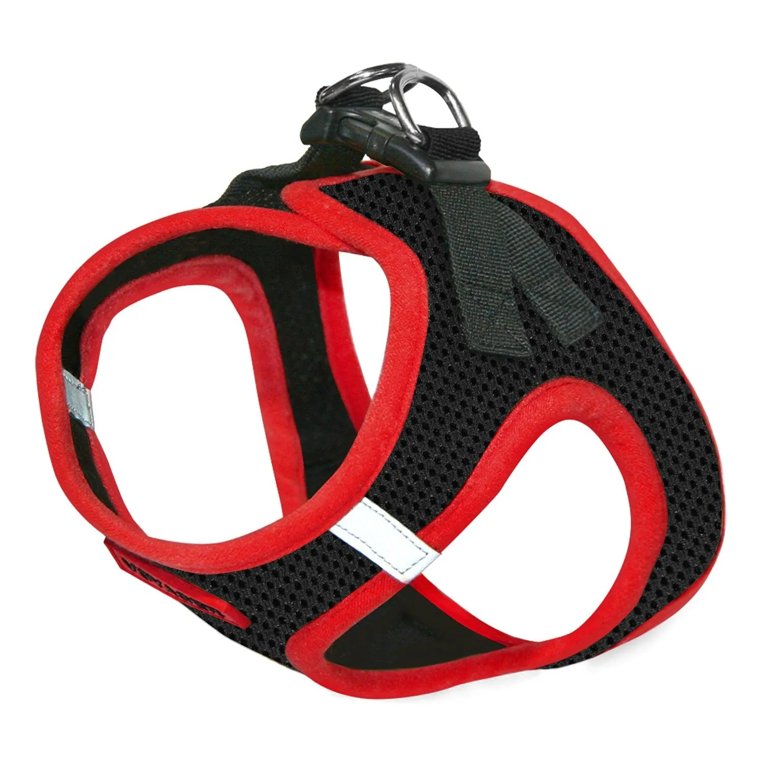 Step-In Air Pet Harness Black with Color Trim