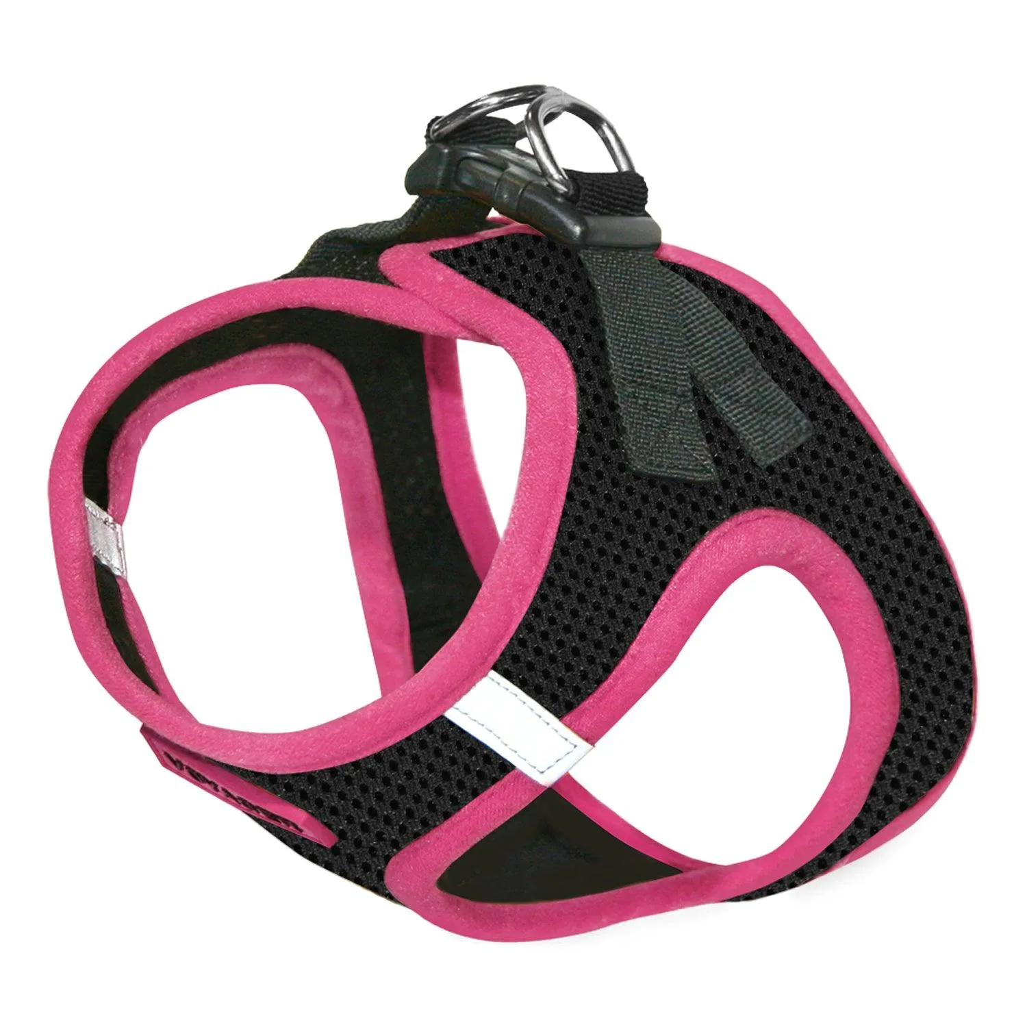 Step-In Air Pet Harness Black with Color Trim