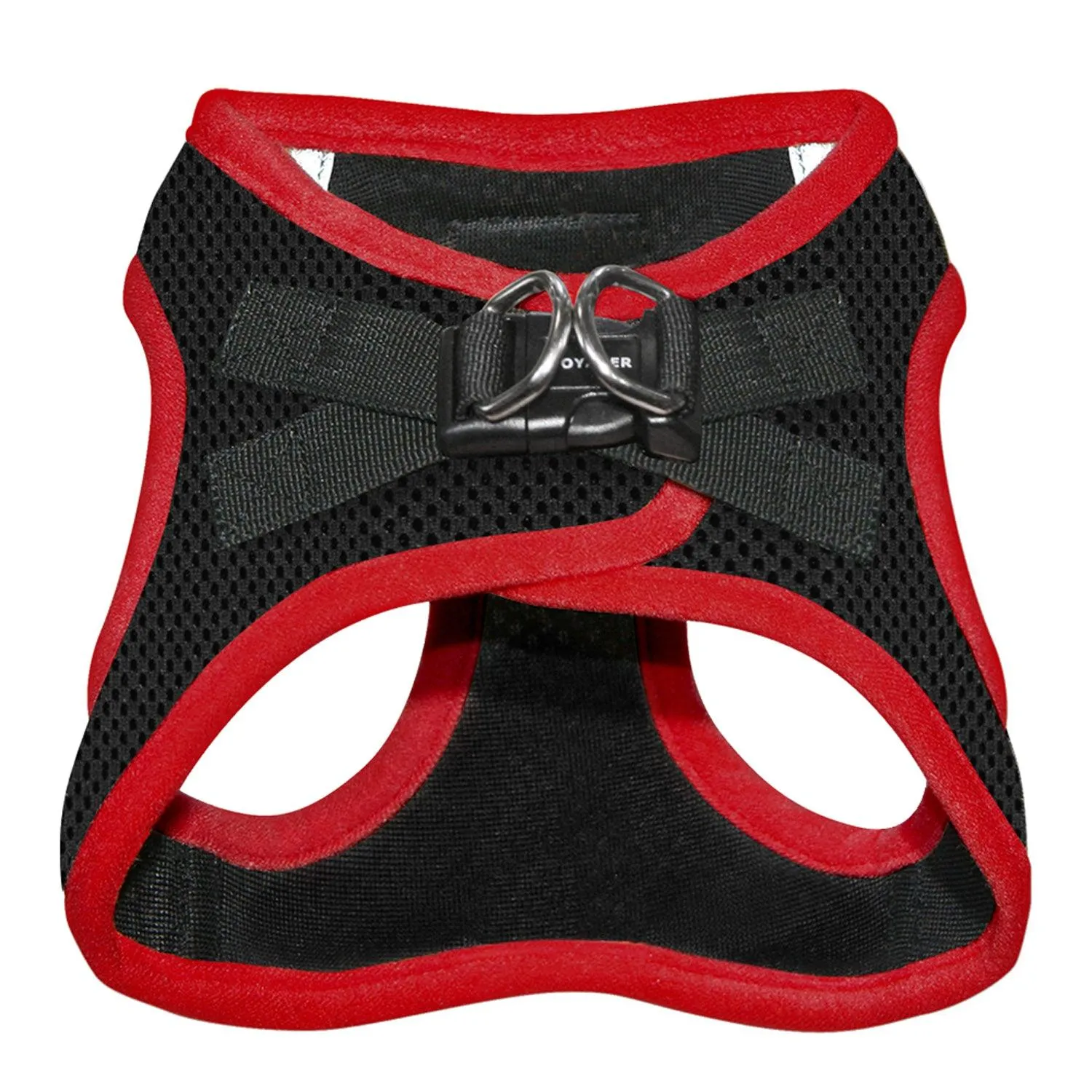 Step-In Air Pet Harness Black with Color Trim