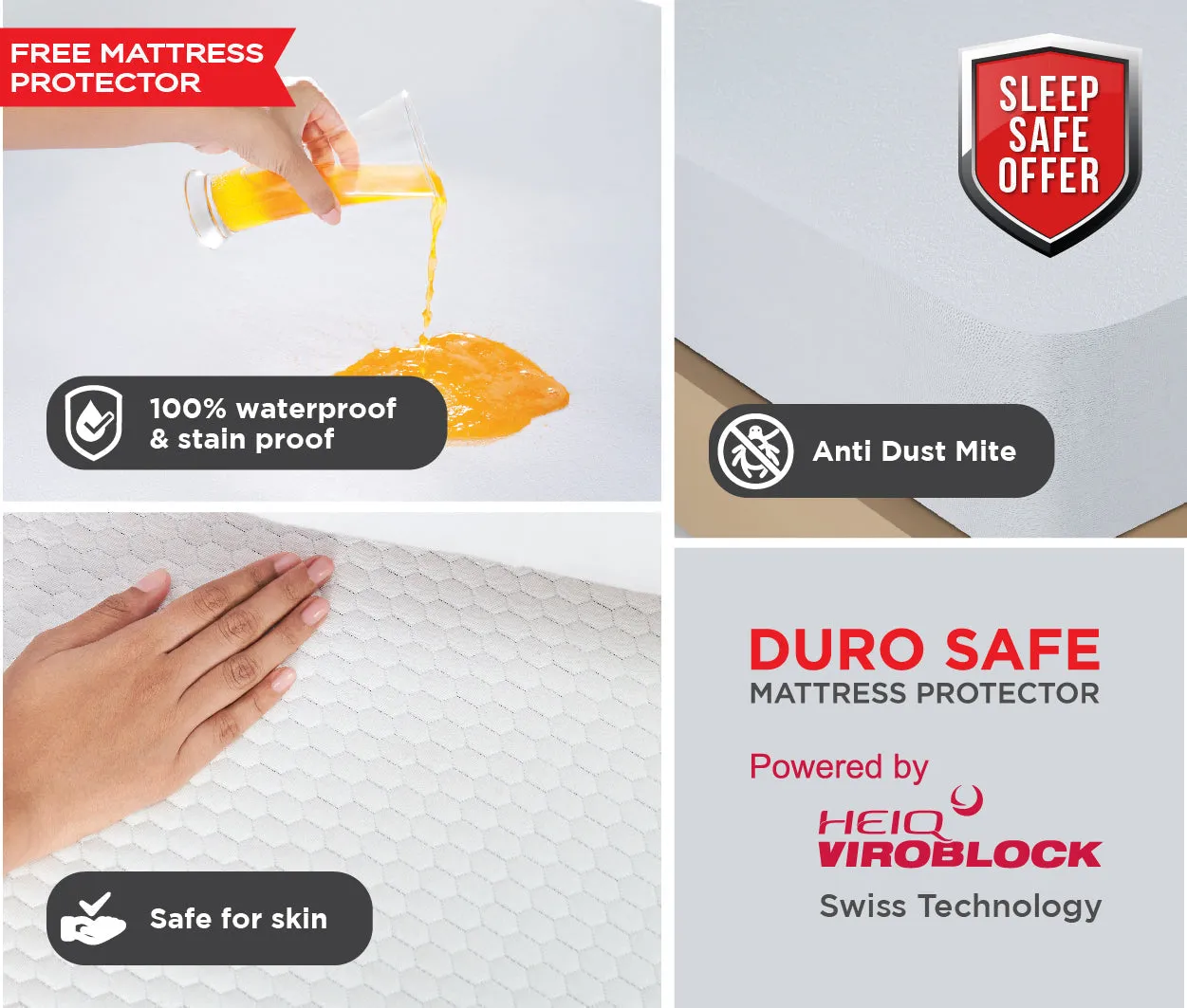 Strength Plus Memory Foam Coir - Orthopedic Mattress With Euro Top