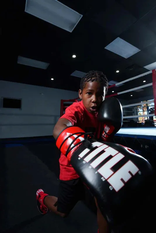 Title Boxing Pro Style Kids Lace Up Boxing Gloves