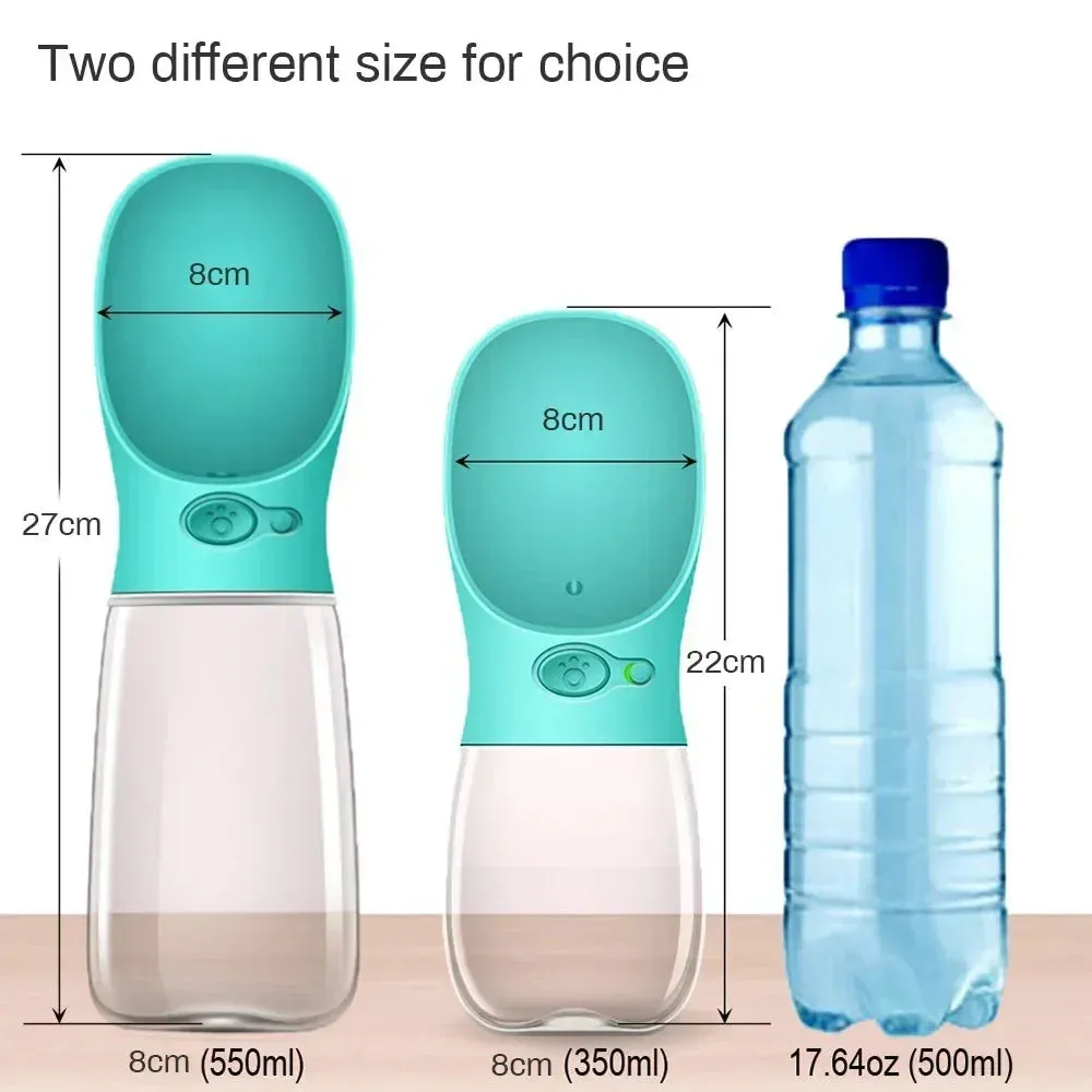 Trendy Outdoor Travel Water Bottle Drinking Bowl