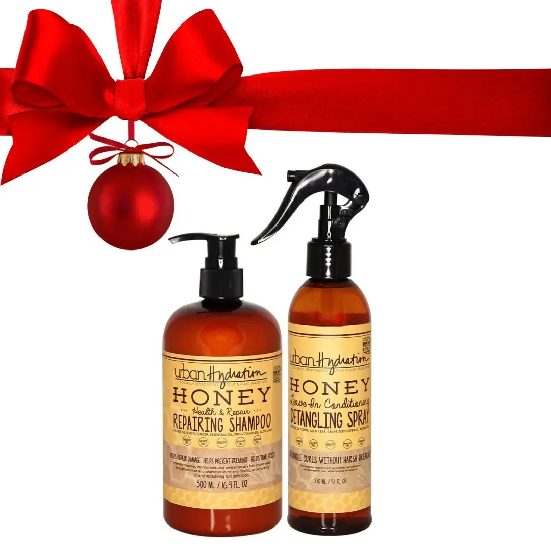 Urban Hydration Honey Health & Repair Shampoo & Detangling Spray 2pc Set