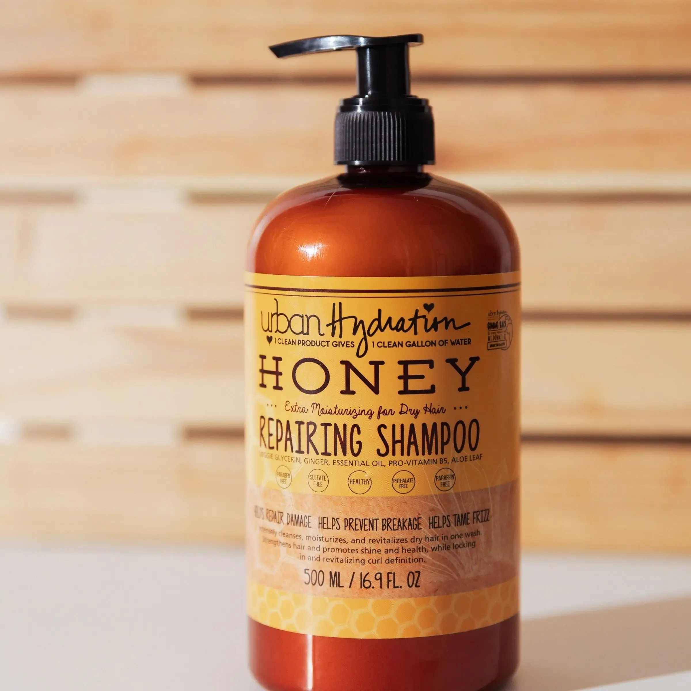 Urban Hydration Honey Health & Repair Shampoo & Detangling Spray 2pc Set