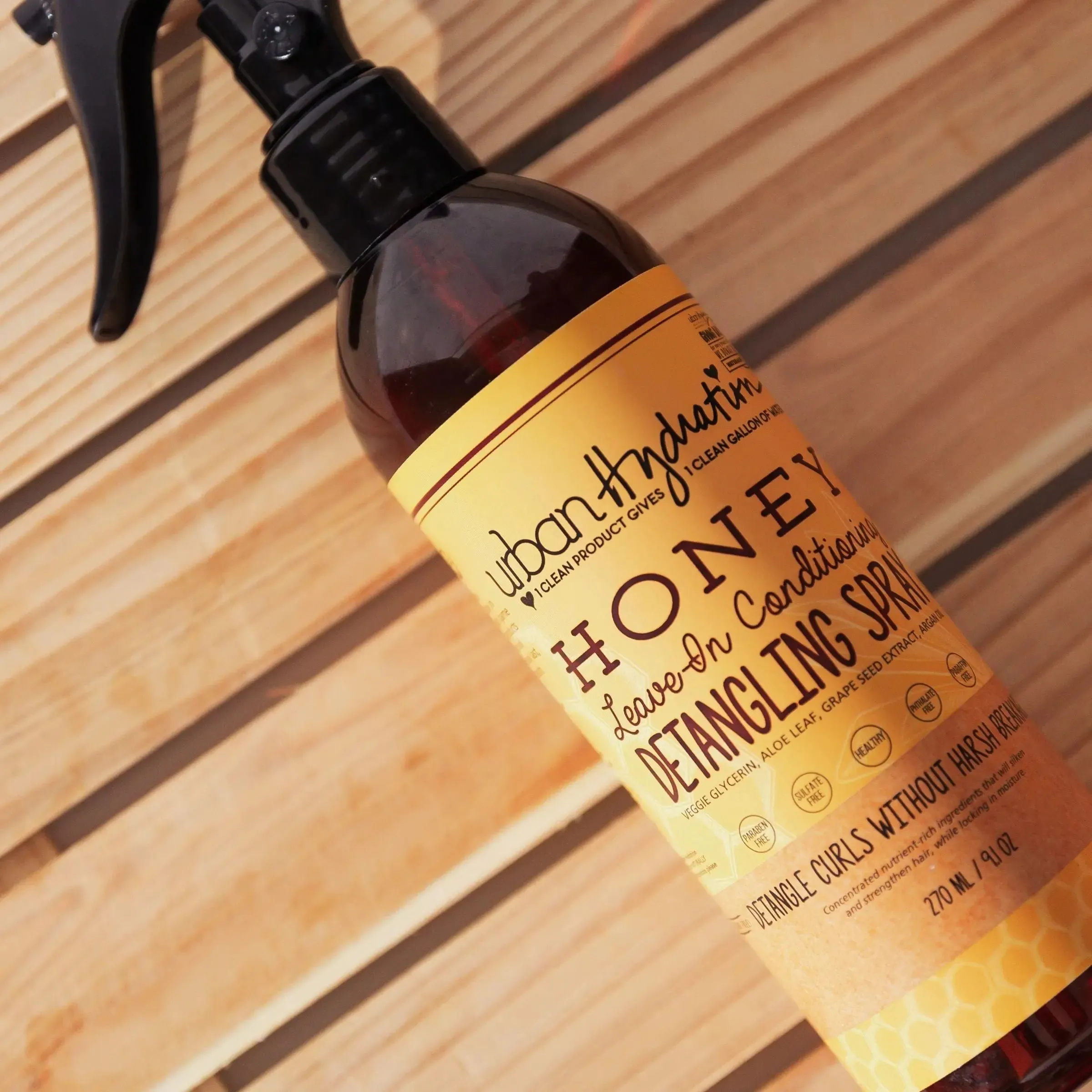 Urban Hydration Honey Health & Repair Shampoo & Detangling Spray 2pc Set