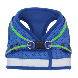 Urbane Home Reflective Dog Harness With Adjustable Leash|Breathable Polyester Mesh Fabric |XS Size|HT-844|Comfortable No-Pull Grip|Quick Release Buckles|Easy On - Easy Off Harness|Blue