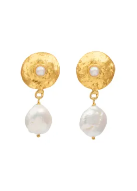 Venus Diane Earring in Pearl