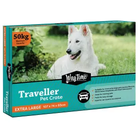 WagTime - Traveller Pet Wire Crate (Extra Large)