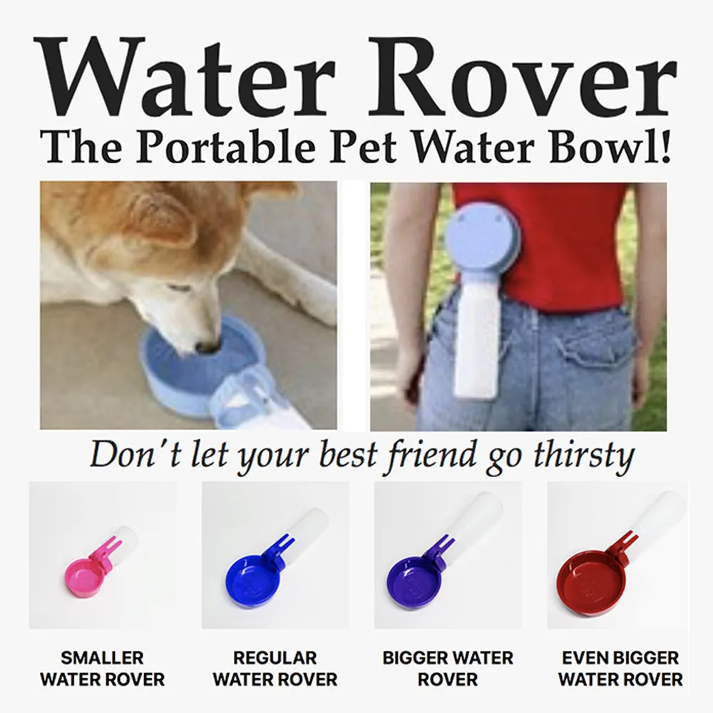 Water Rover Even Bigger 5.25 Inch  Bowl and 26-Ounce Bottle, Purple
