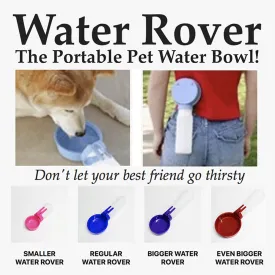 Water Rover Even Bigger, 5.25 Inch  Bowl and 26-Ounce Bottle, Red