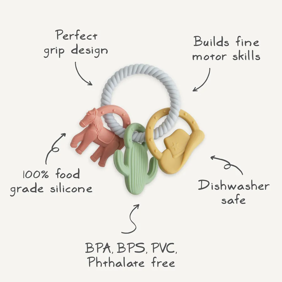 Western Teething Ring by Mushie & Co