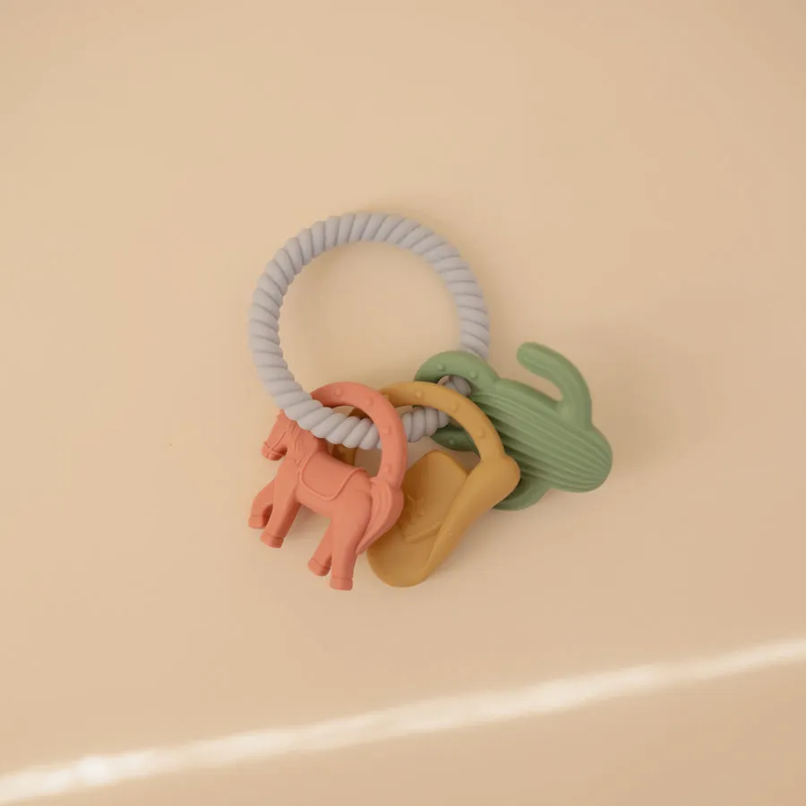 Western Teething Ring by Mushie & Co