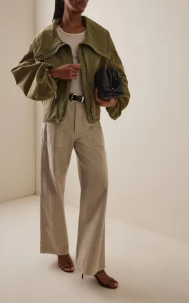 Yuna Twill Utility Pants | Pumice